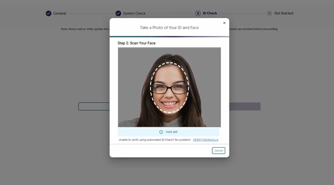 ارسال عکس برای تایید هویت در فرآیند kyc