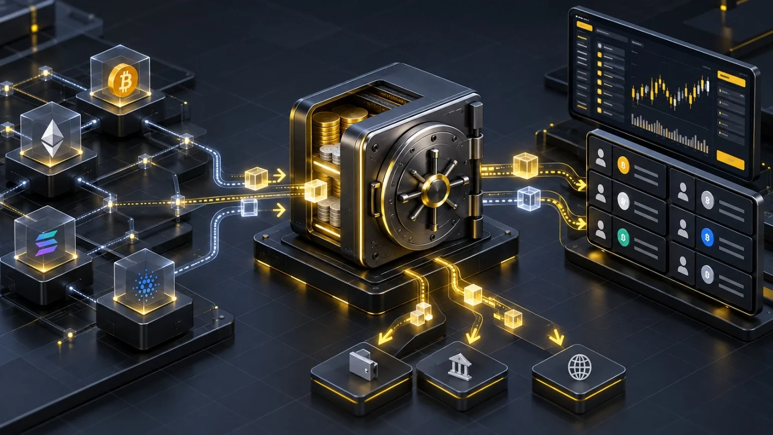 نحوه کارکرد کیف پول صرافی